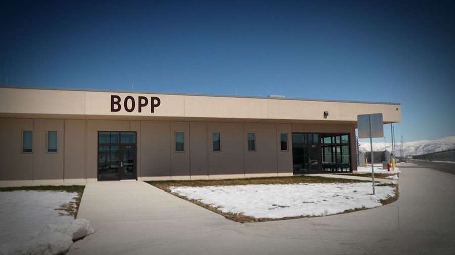 The facility at the Utah State Prison where the Board of Pardons and Parole holds hearings.