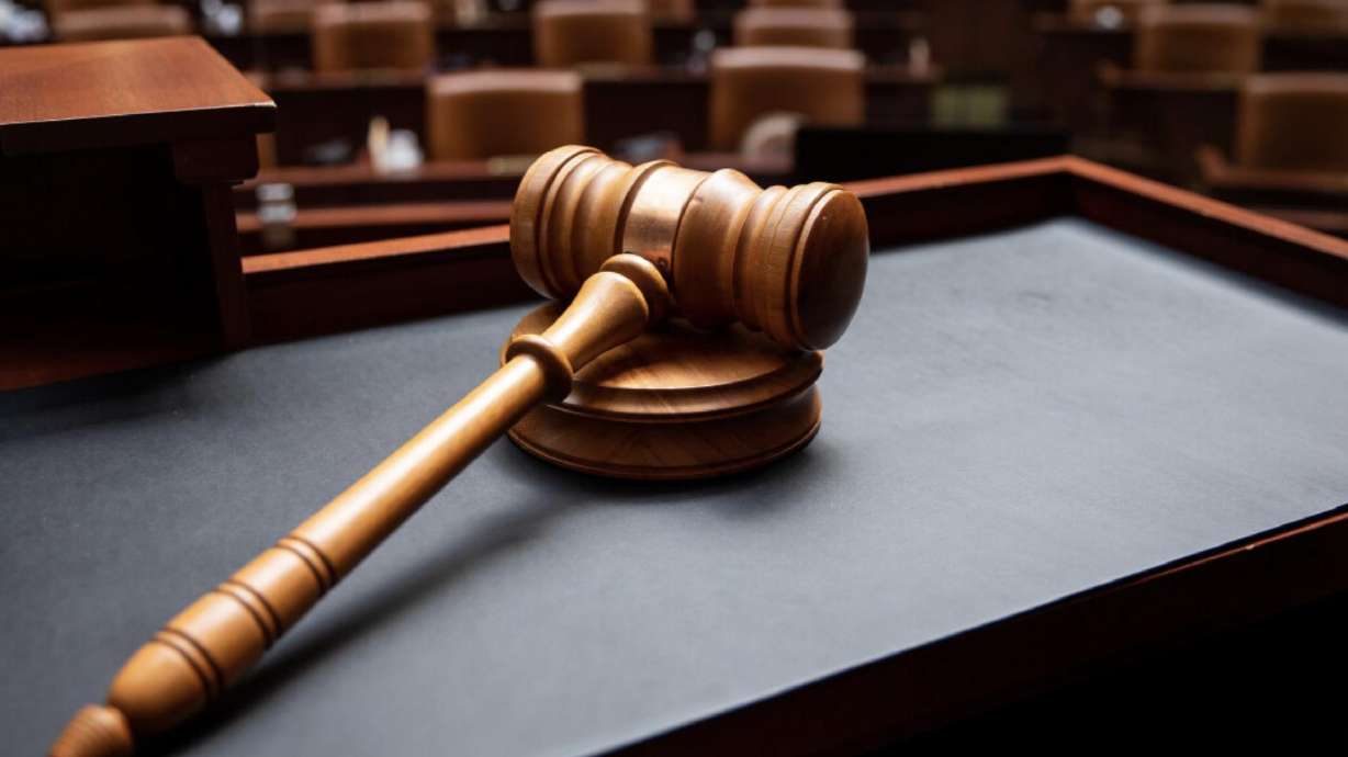 A gavel sits on the speaker's desk in the House chamber at the Capitol in Salt Lake City on Friday, March 19, 2021.