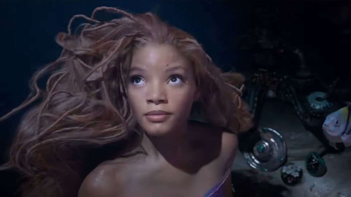 Halle Bailey in Disney's live-action "The Little Mermaid."