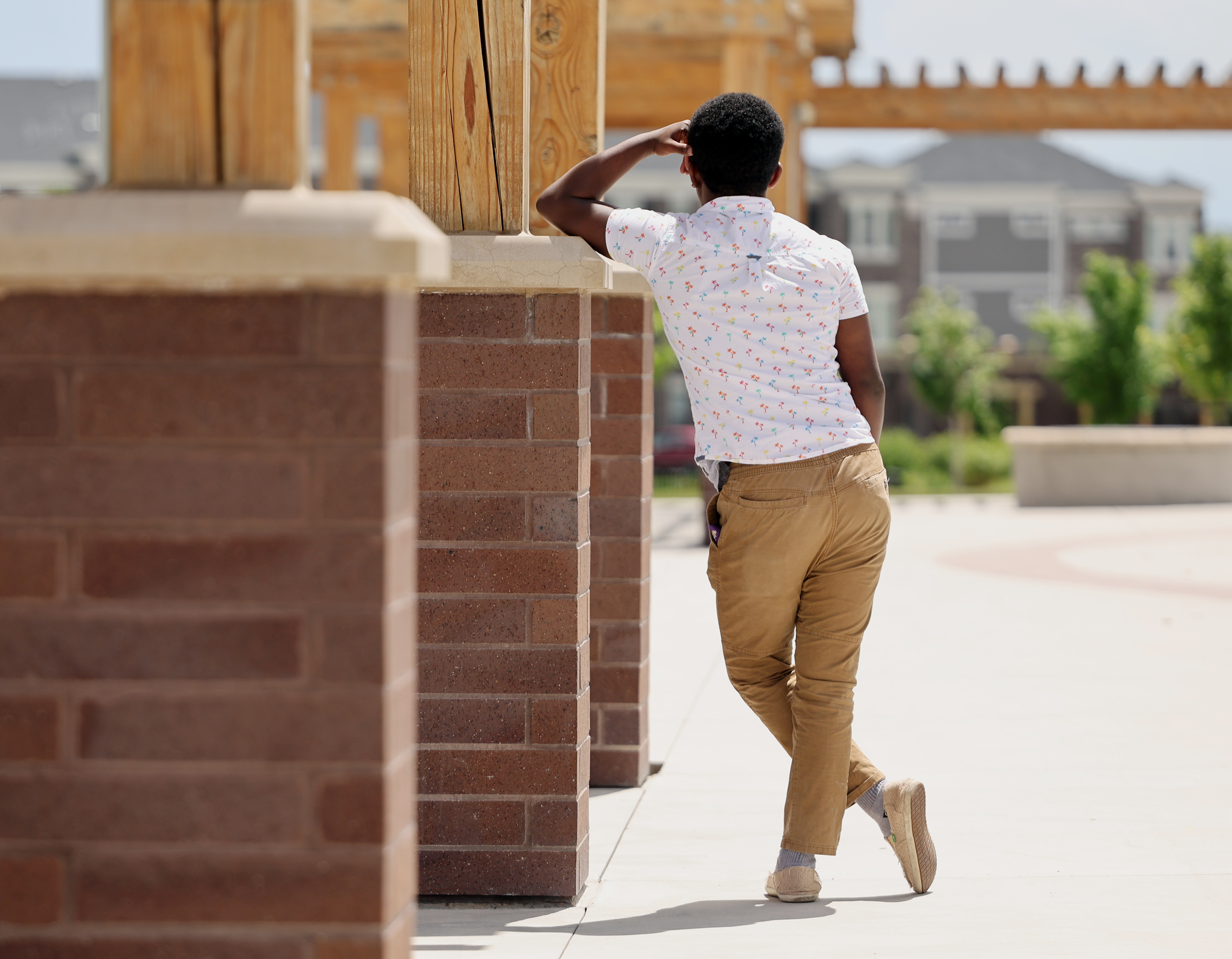 Convicted sex offender Isaac poses for photos in Salt Lake County on Friday.