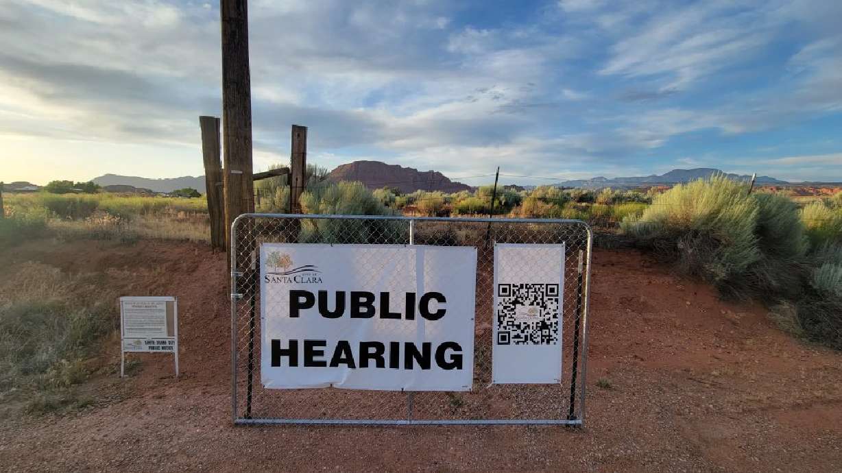The land between 400 East and Patricia Drive is slated for the Pioneer Pointe development, Santa Clara, Utah.