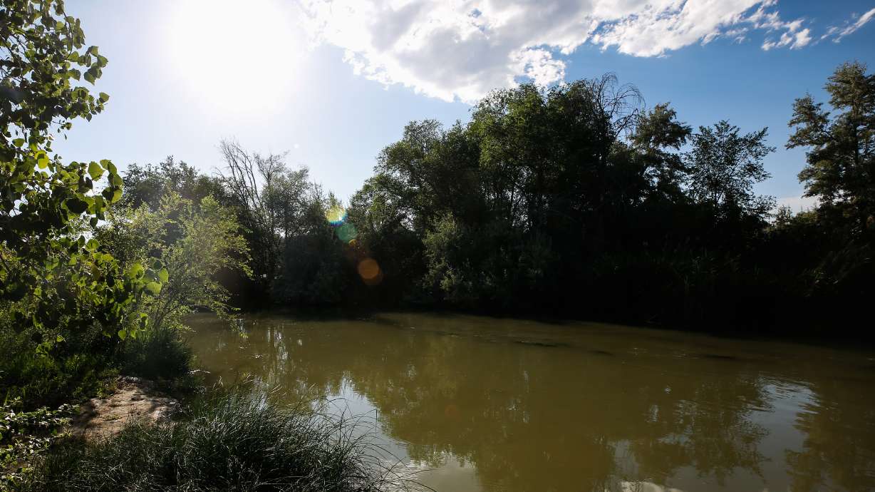 Salt Lake police are investigating the death of a man who was found near the Jordan River Monday night after officers responded to a report of a possible drowning.