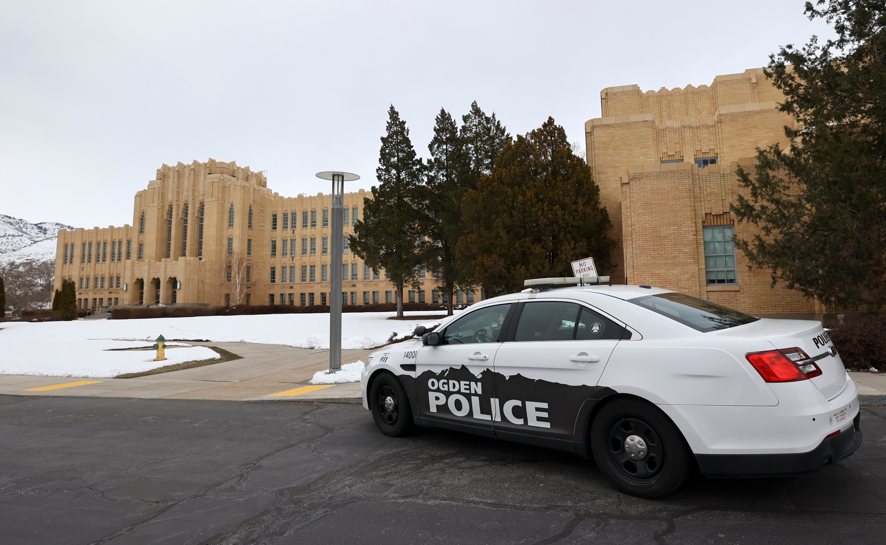 Police responded to threats of shots fired at Ogden High School in Ogden on March 29. Utah-based AEGIX announced a partnership with ZeroEyes to bring artificial intelligence to the fight against school shootings.