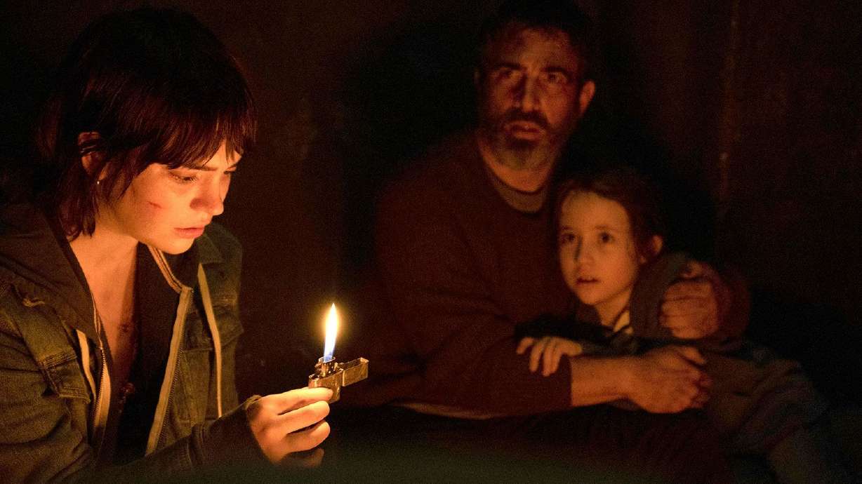 Sophie Thatcher, Chris Messina and Vivien Lyra Blair in "The Boogeyman."