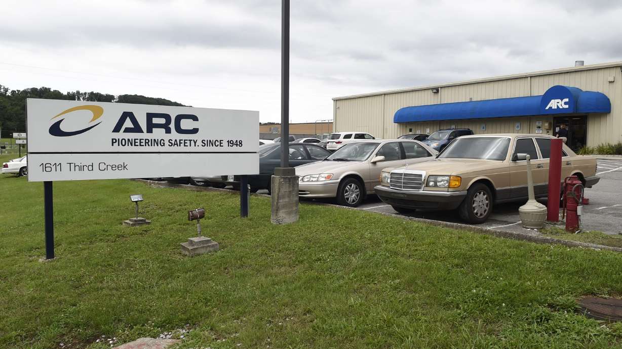 The ARC Automotive manufacturing plant is seen, July 14, 2015, in Knoxville, Tenn. The U.S. government is stepping up its quest to force ARC to recall 67 million potentially dangerous air bag inflators.