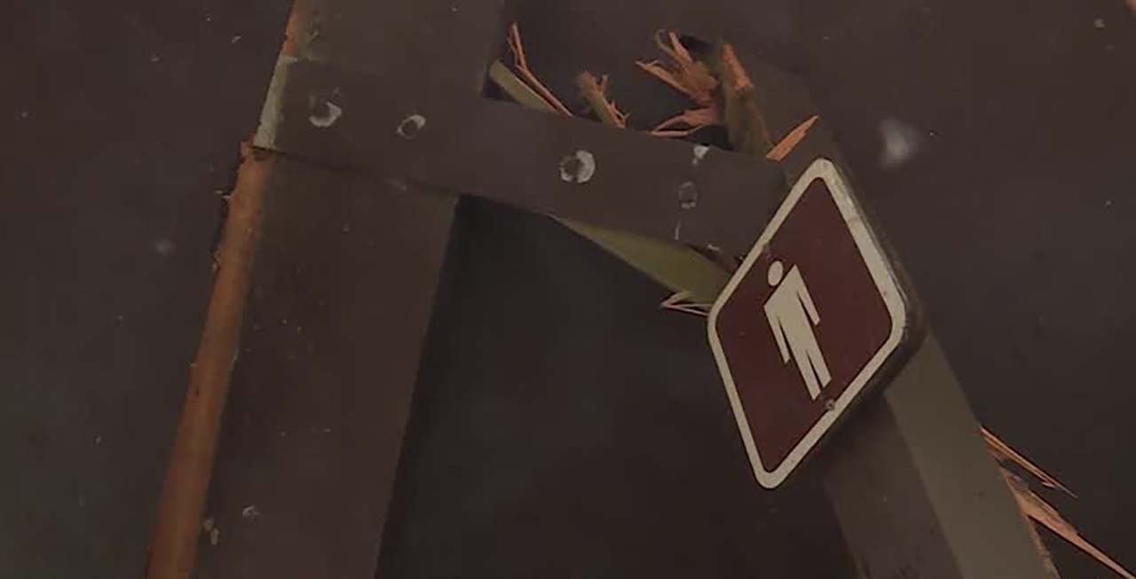 Debris from record-breaking snowfall and avalanches in Little Cottonwood Canyon is shown Wednesday.