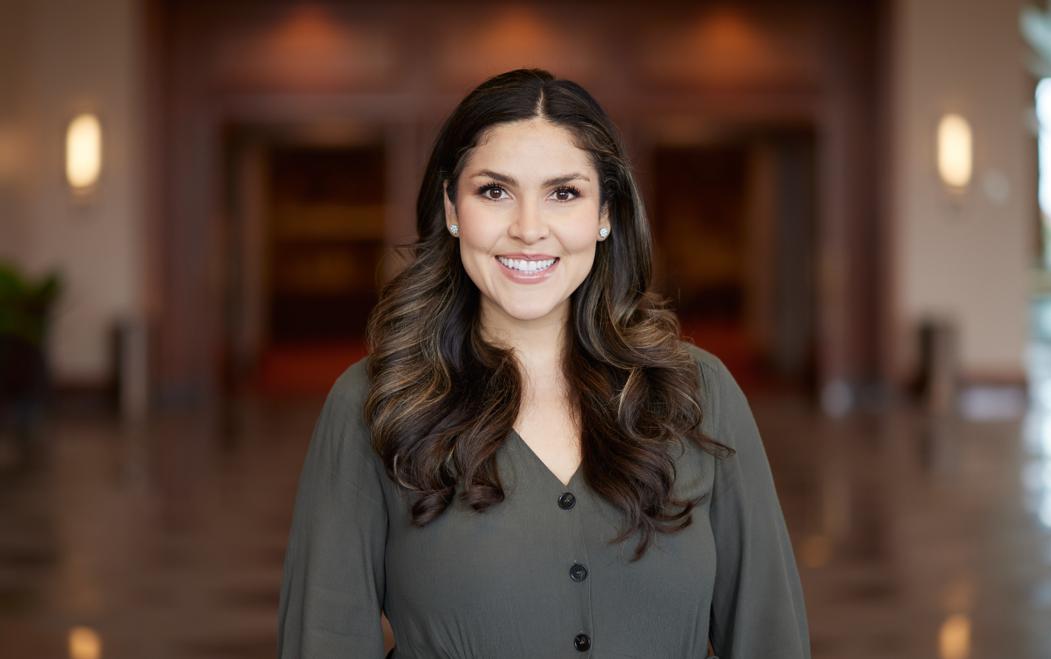 Garna Mejia, one of four Spanish-speaking narrators selected for the new "Music and the Spoken Word" pilot programs.