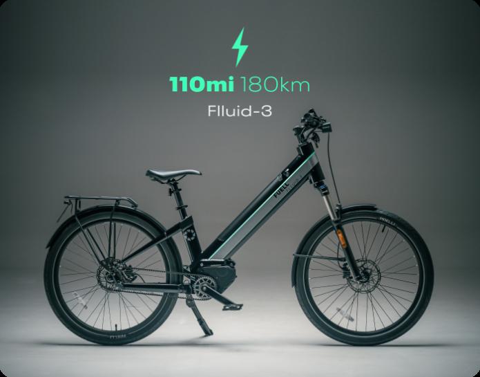 FUELL's Flluid bikes are the world's longest range electric bikes.