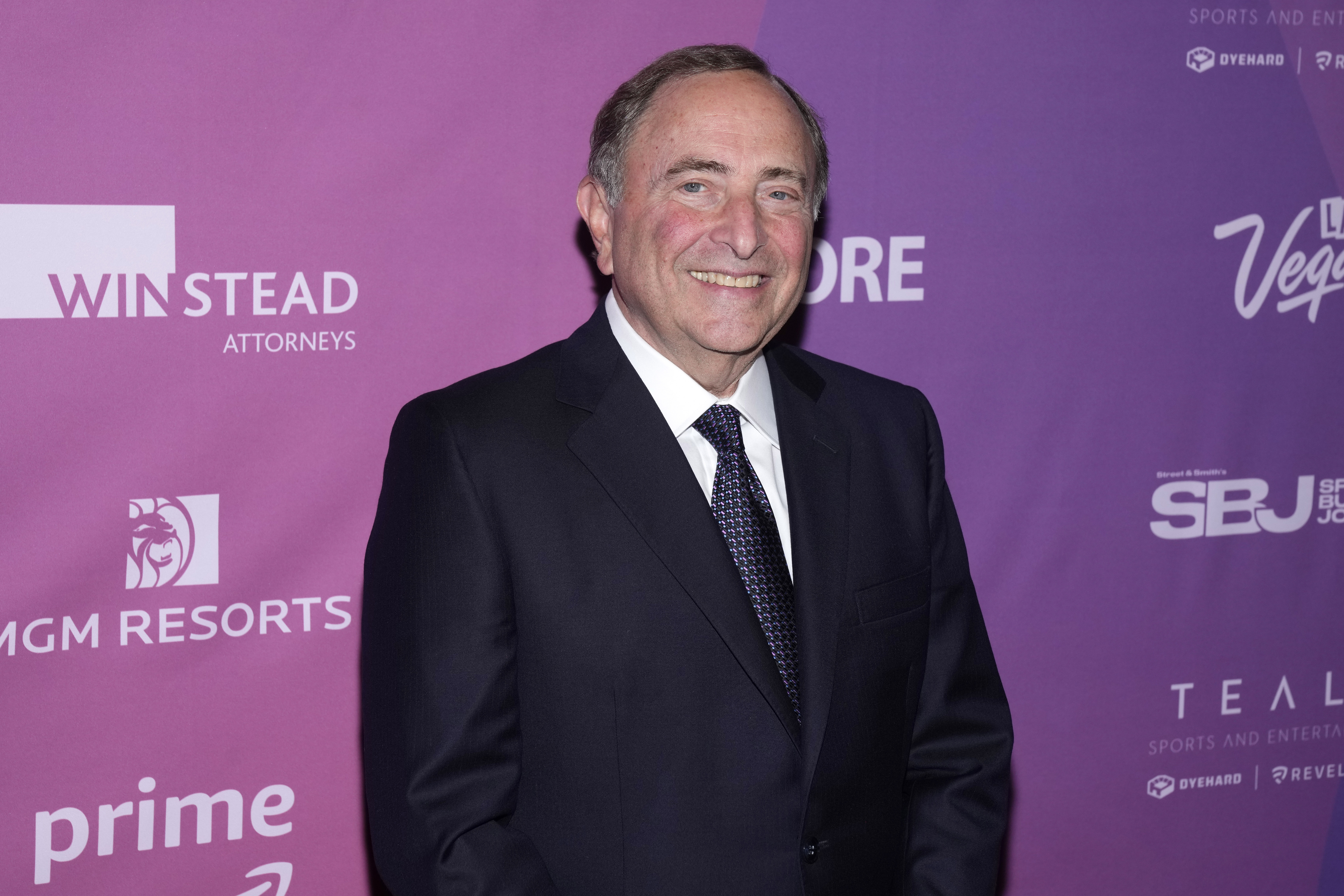 Gary Bettman attends the 16th annual Sports Business Awards, presented by Sports Business Journal, at the New York Marriott Marquis on Wednesday, May 24, 2023, in New York.