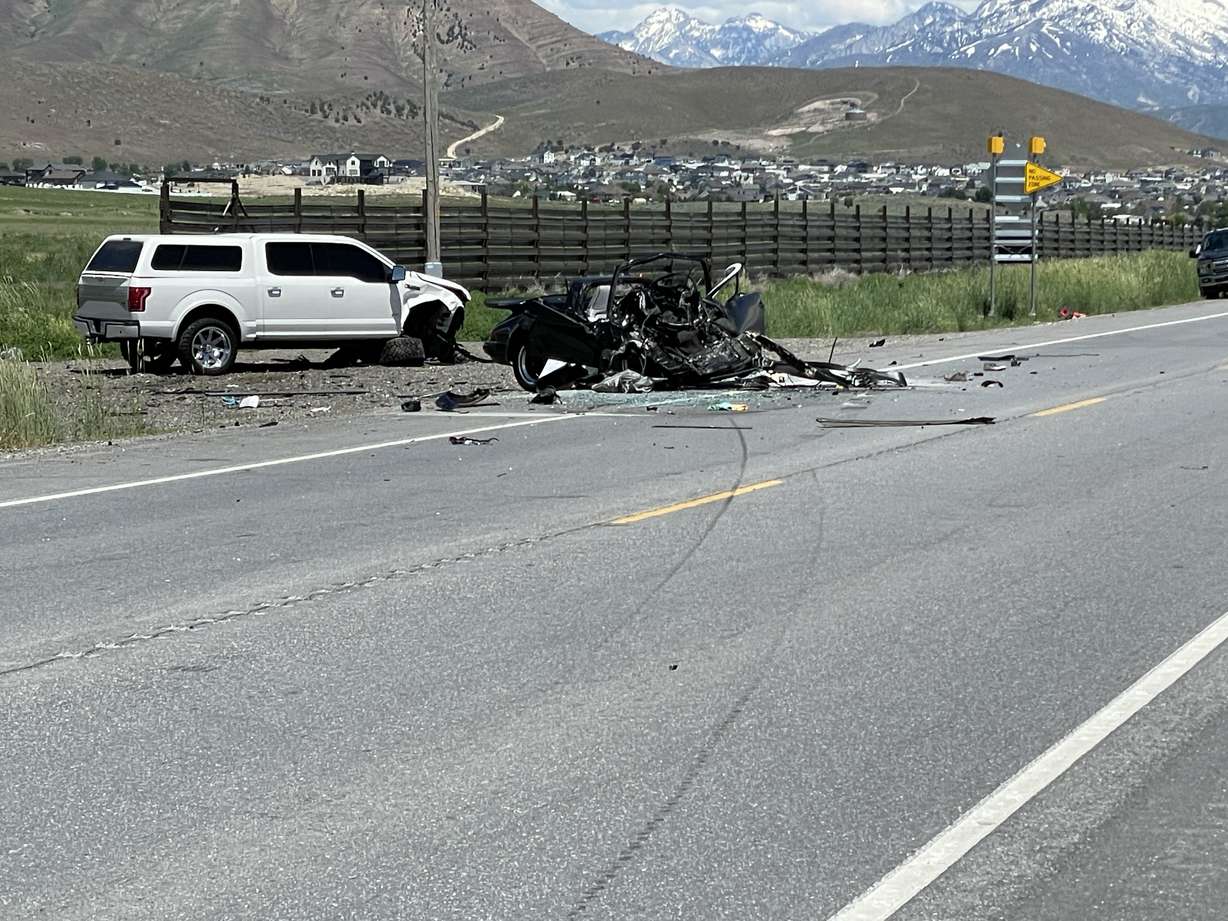 Two people died after the vehicle they were riding in was struck head-on by another vehicle on June 4. The vehicle that struck them was involved in a "road rage incident of some kind," Utah County Sheriff's Office deputies said.