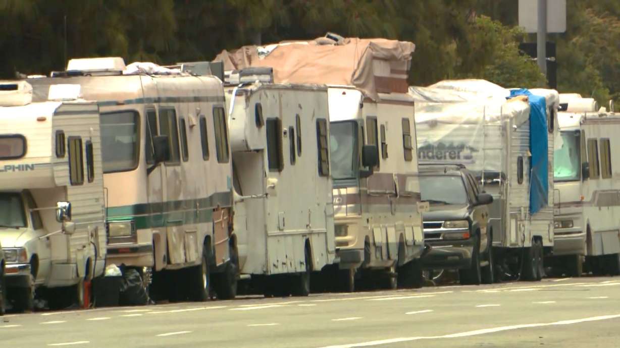 Thousands of people are living in RVs on Los Angeles’ streets. City leaders are seeking for solutions.