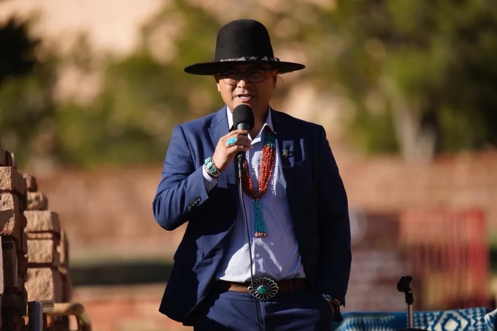 Navajo Nation President Buu Nygren and other leaders have again come out in opposition to a federal decision to ban oil and gas drilling on lands surrounding Chaco Culture National Historic Park in northwestern New Mexico.