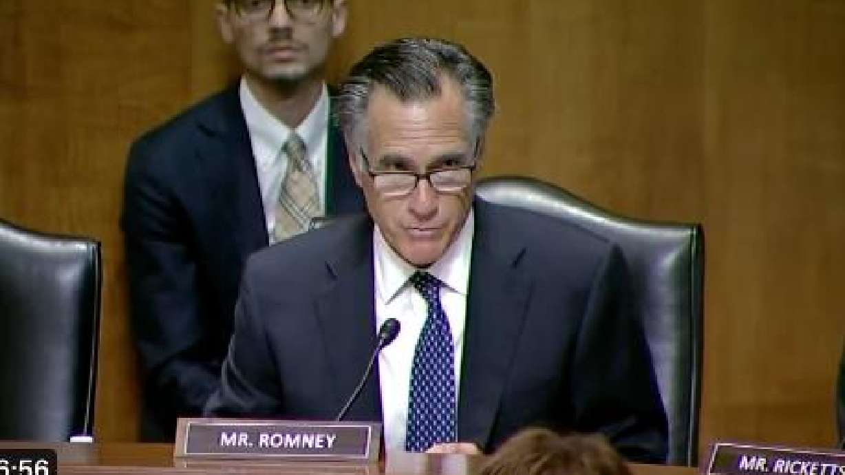 Sen. Mitt Romney on Wednesday renewed his call with the State Department for a passport processing center in Utah, citing delays in Utahns obtaining passports and renewals.