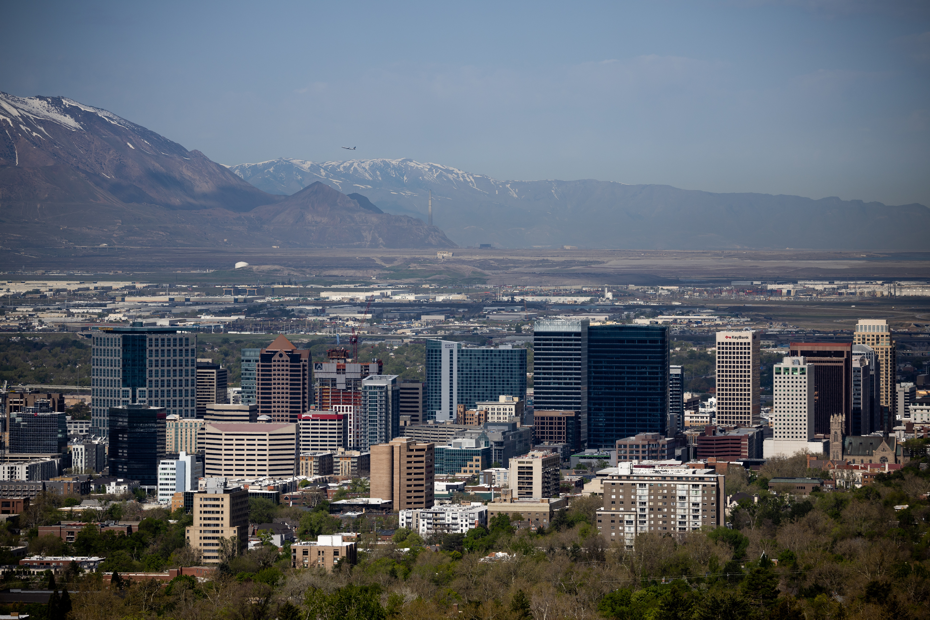Salt Lake City is seen on May 8. The Salt Lake City Council voted to approve the city's 2024 fiscal year budget on Tuesday.
