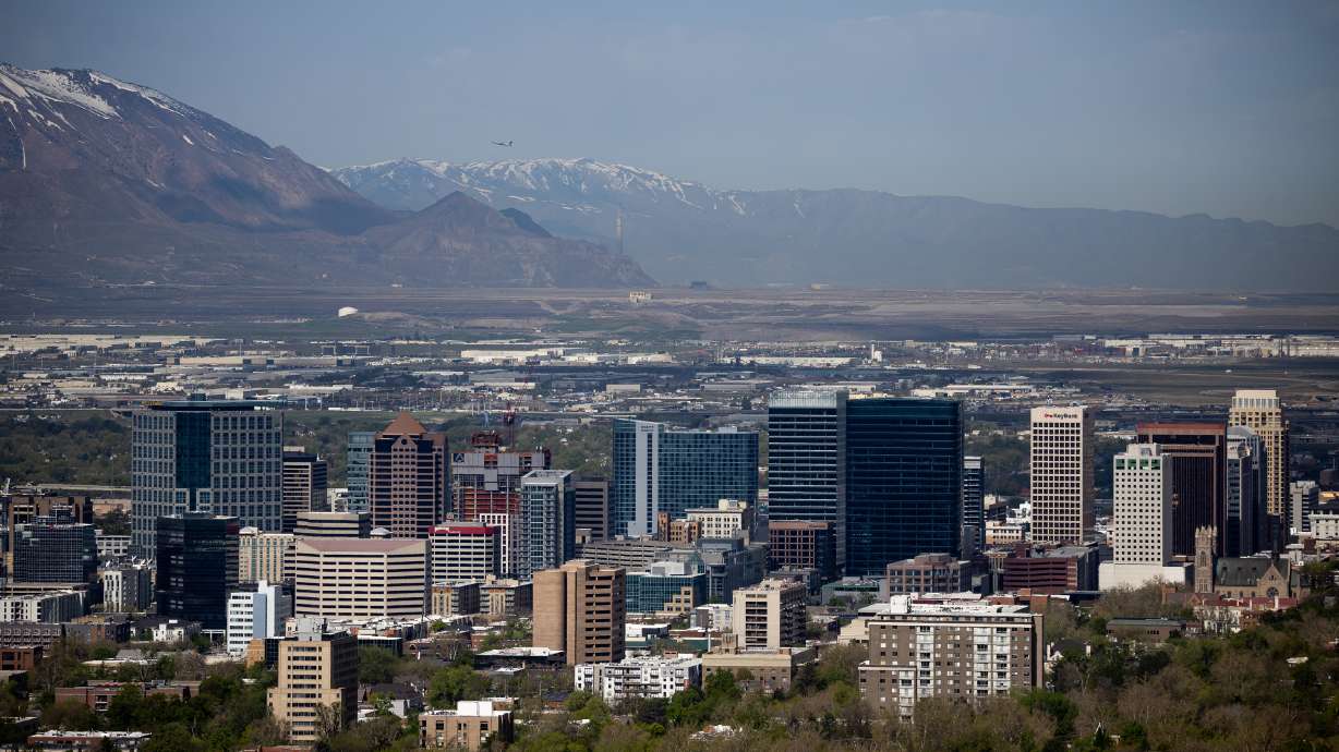 Salt Lake City is seen on Monday. Members of the Salt Lake City Council are starting to piece together how they fill in the District 7 seat when current Salt Lake City Councilwoman Amy Fowler's resignation takes effect next month.