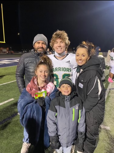Kristi and Ryan Holt stand with their children Ryan, Ryder, Sayge, and Riggs in St. George. The couple founded a company to provide emotional awareness education to teens struggling to process their mental health.