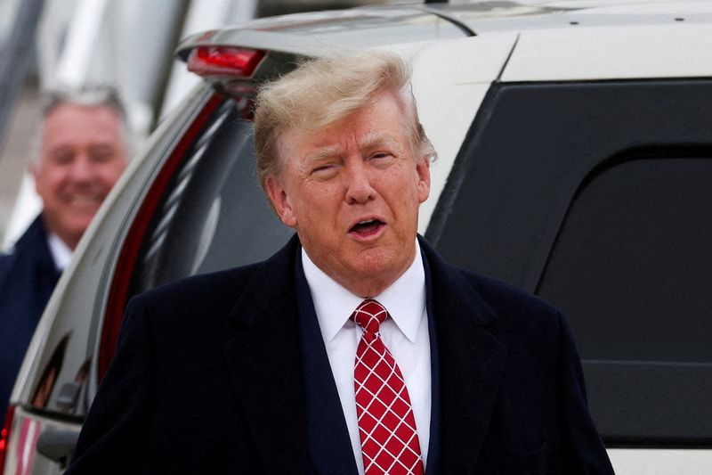 Former U.S. president and Republican presidential candidate Donald Trump in Aberdeen, Scotland, on May 1. The 37-count indictment against Trump unsealed Friday accused him of risking some of the most closely guarded U.S. government secrets.