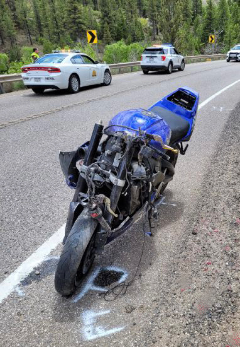 A West Valley motorcyclist died in a crash while traveling with other motorcyclists in Carbon County on Sunday.