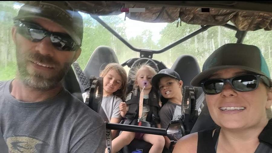 The Collins family. They are sharing their story and thankfulness for the community after a house fire left the father in the burn unit.