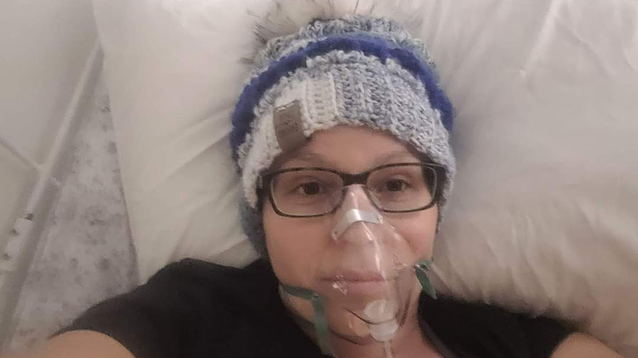 Amanda Collins was diagnosed with breast cancer seven months before her house caught fire.