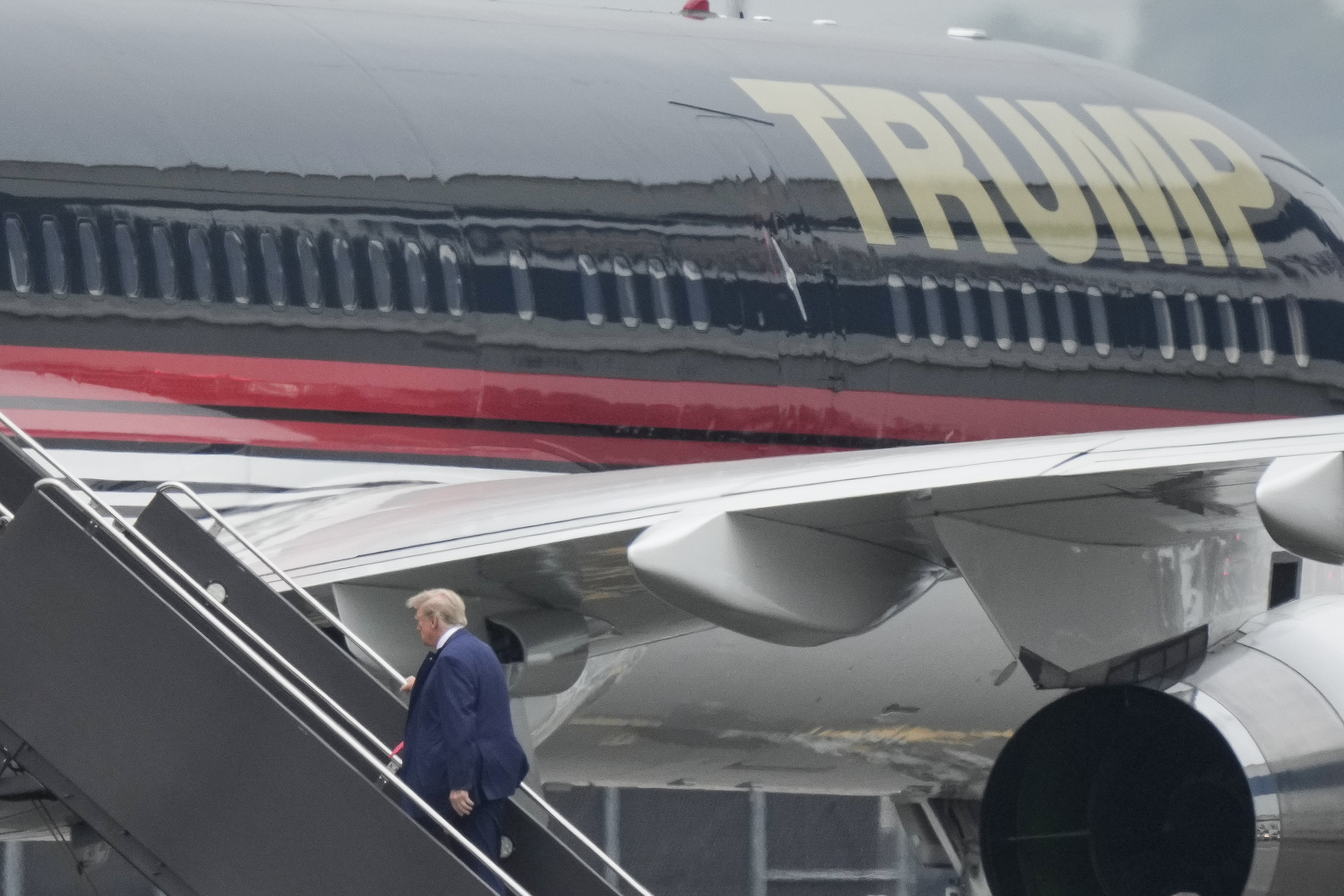 Trump arrived in Florida Monday where he will face criminal charges pertaining to mishandling of classified documents.