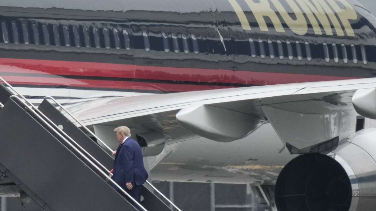 Trump arrived in Florida Monday where he will face criminal charges pertaining to mishandling of classified documents.