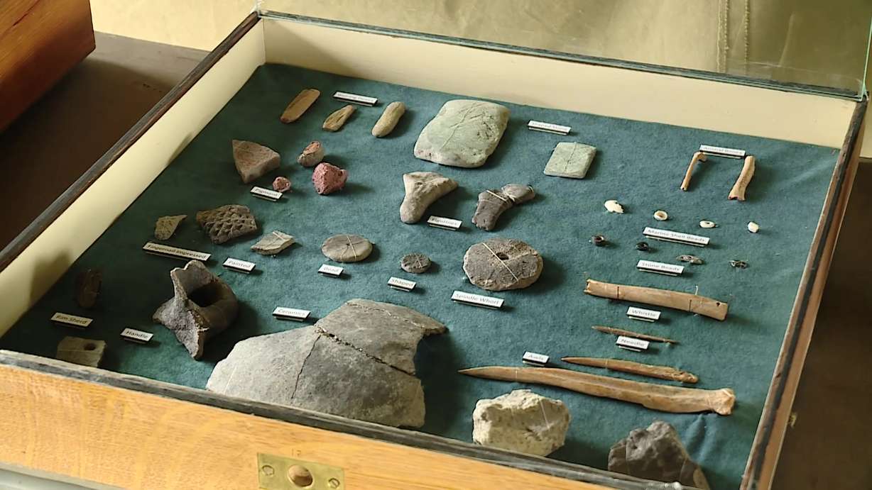 Approximately 30 university students are getting a hands-on opportunity to learn about the people who lived in Utah long before the pioneers arrived.