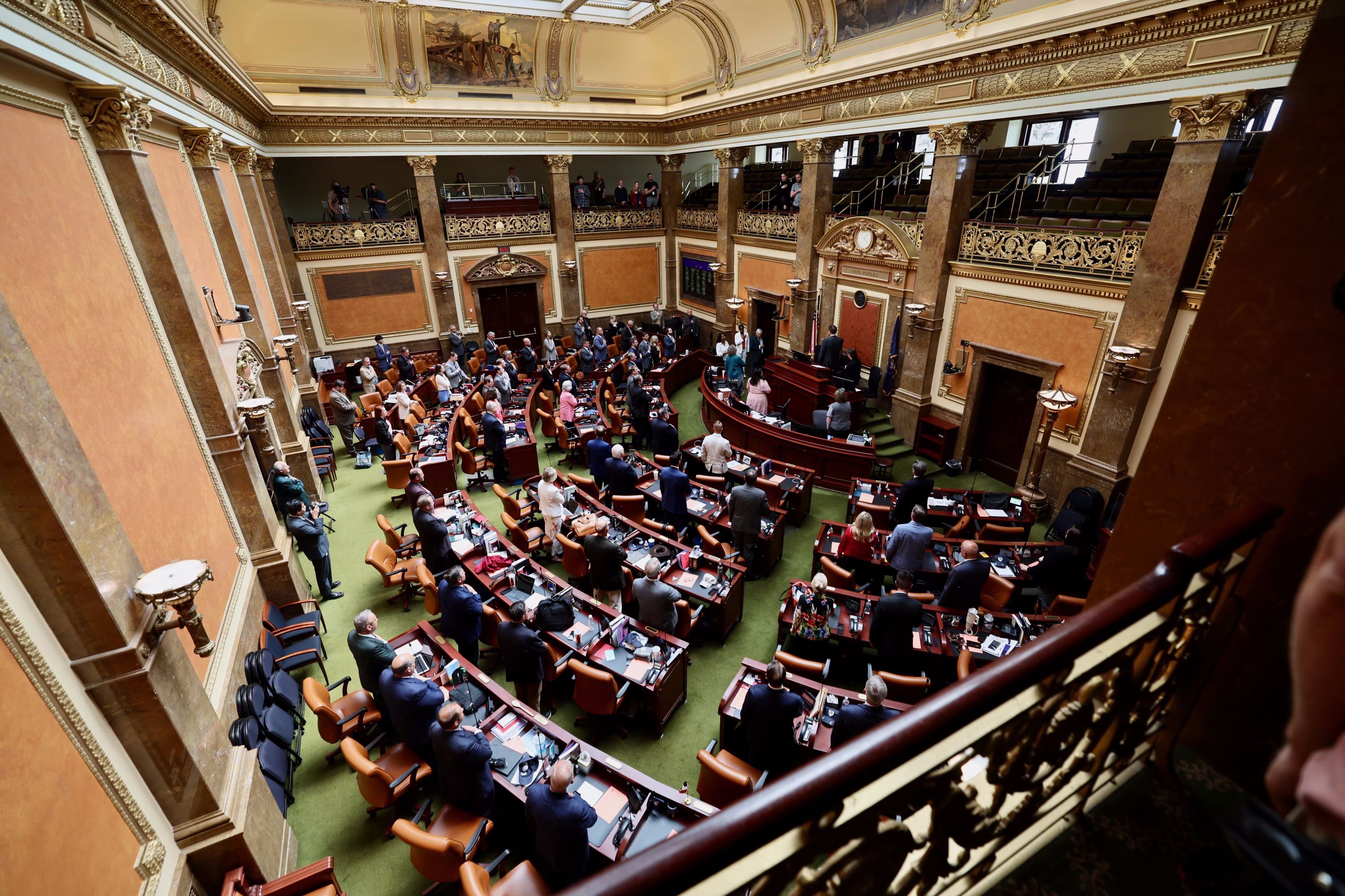 Utah lawmakers attend a special session at the Capitol on Wednesday to shift the dates for municipal elections throughout the state to accommodate a special election to fill the 2nd Congressional District seat being vacated by Rep. Chris Stewart.