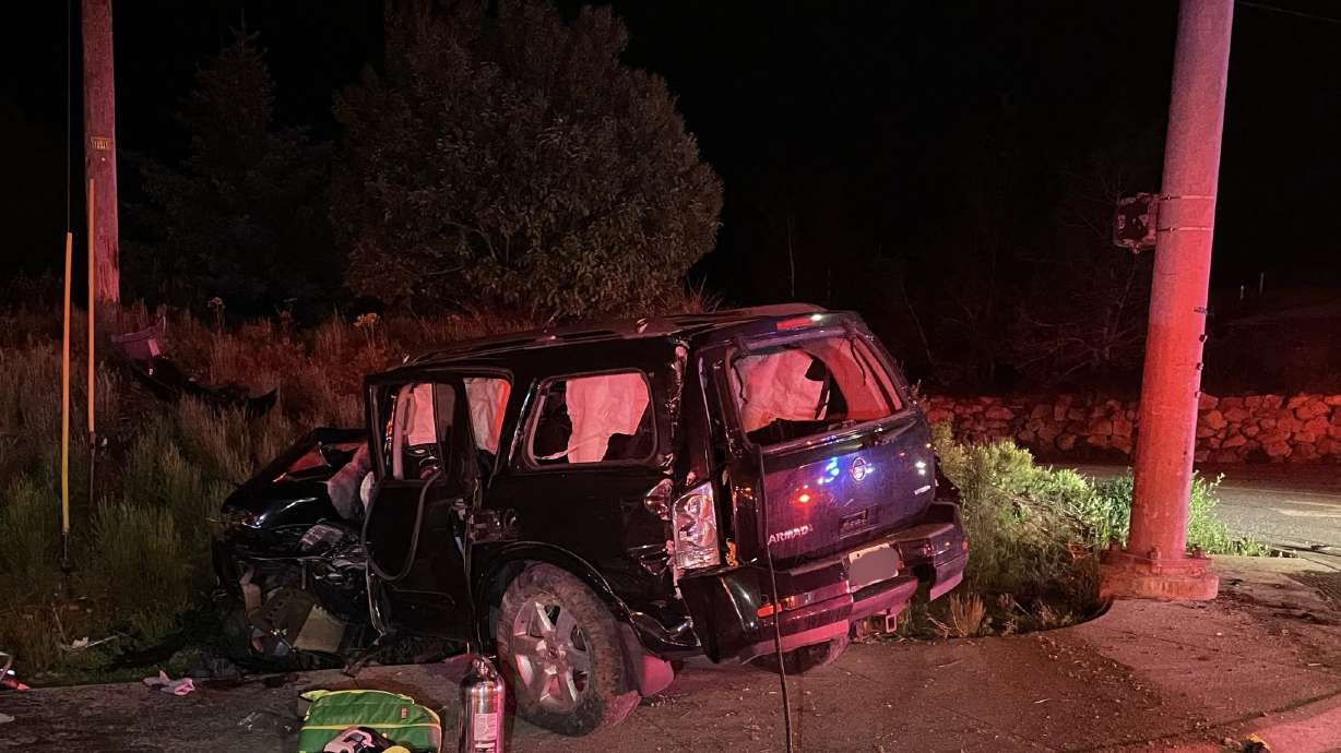 One man was killed after his car crashed into a traffic sign support pole near Park City early Monday. Police received reports that the car was excessively speeding on Main Street earlier in the evening.