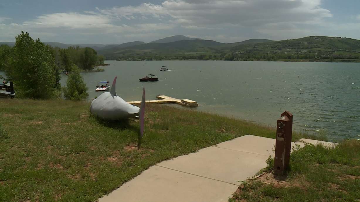 Pineview Reservoir is shown on Monday. The outdoor season there has been off to a slow start, possibly due to cool temperatures for mid-June.