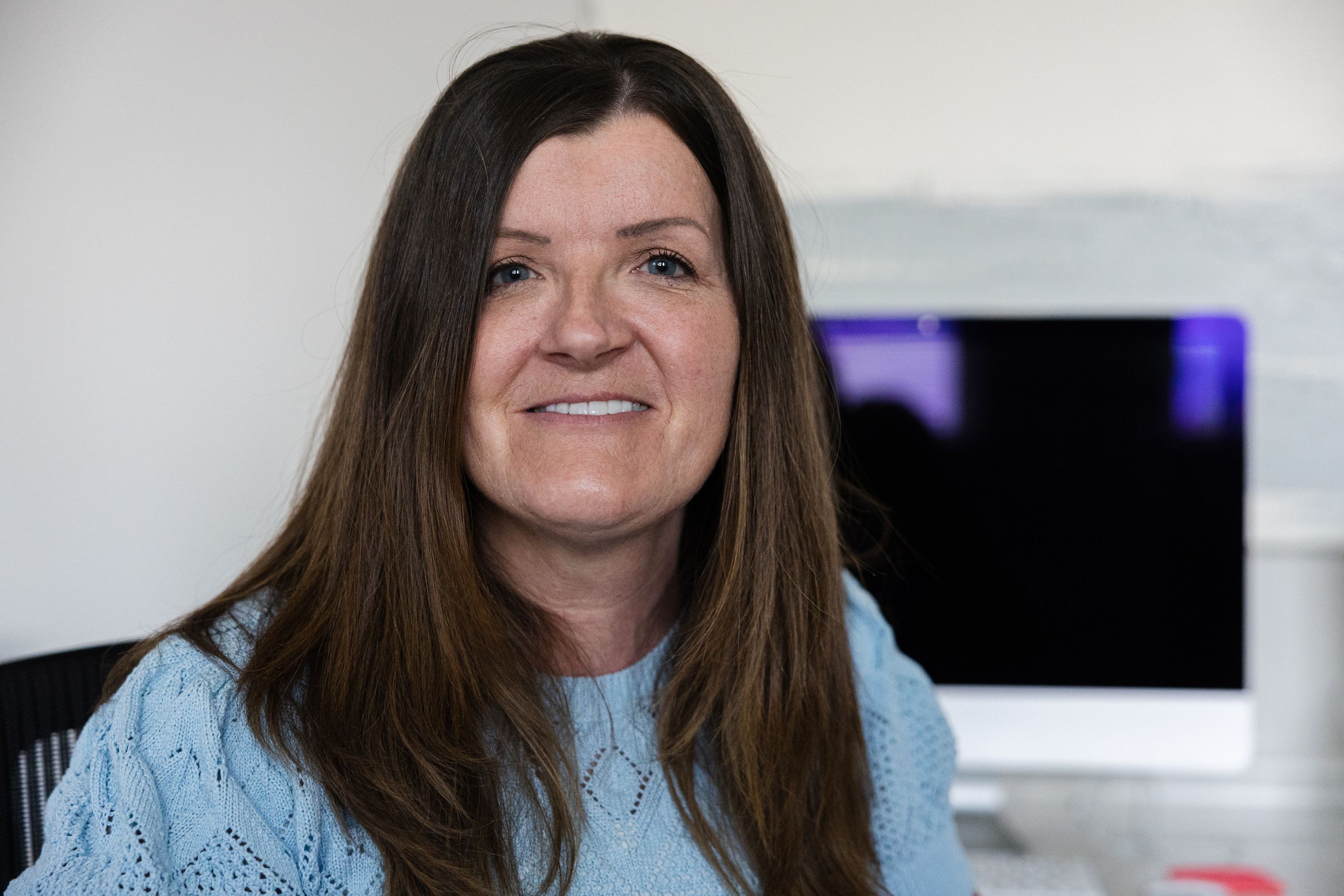 Dr. Kelly Wosnik poses for a portrait at her office at the newly opened Mental Health Urgent Care clinic in Orem on June 5. Wosnik pioneered the Mental Health Urgent Care — Utah's first urgent care clinic devoted entirely to mental health emergencies.