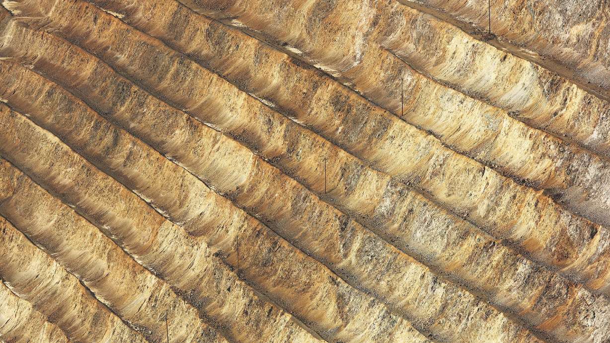 The Kennecott Copper Mine near Herriman on Sept. 27, 2022. Nine months after announcing a return to underground copper mining operations, Rio Tinto on Tuesday revealed more steps aimed at strengthening the U.S. copper supply.