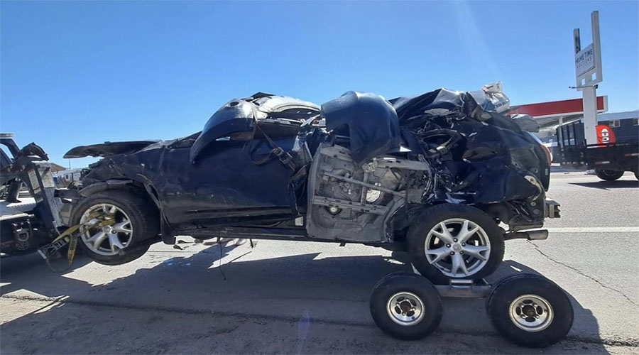 The car Roger was driving at the time of the accident.