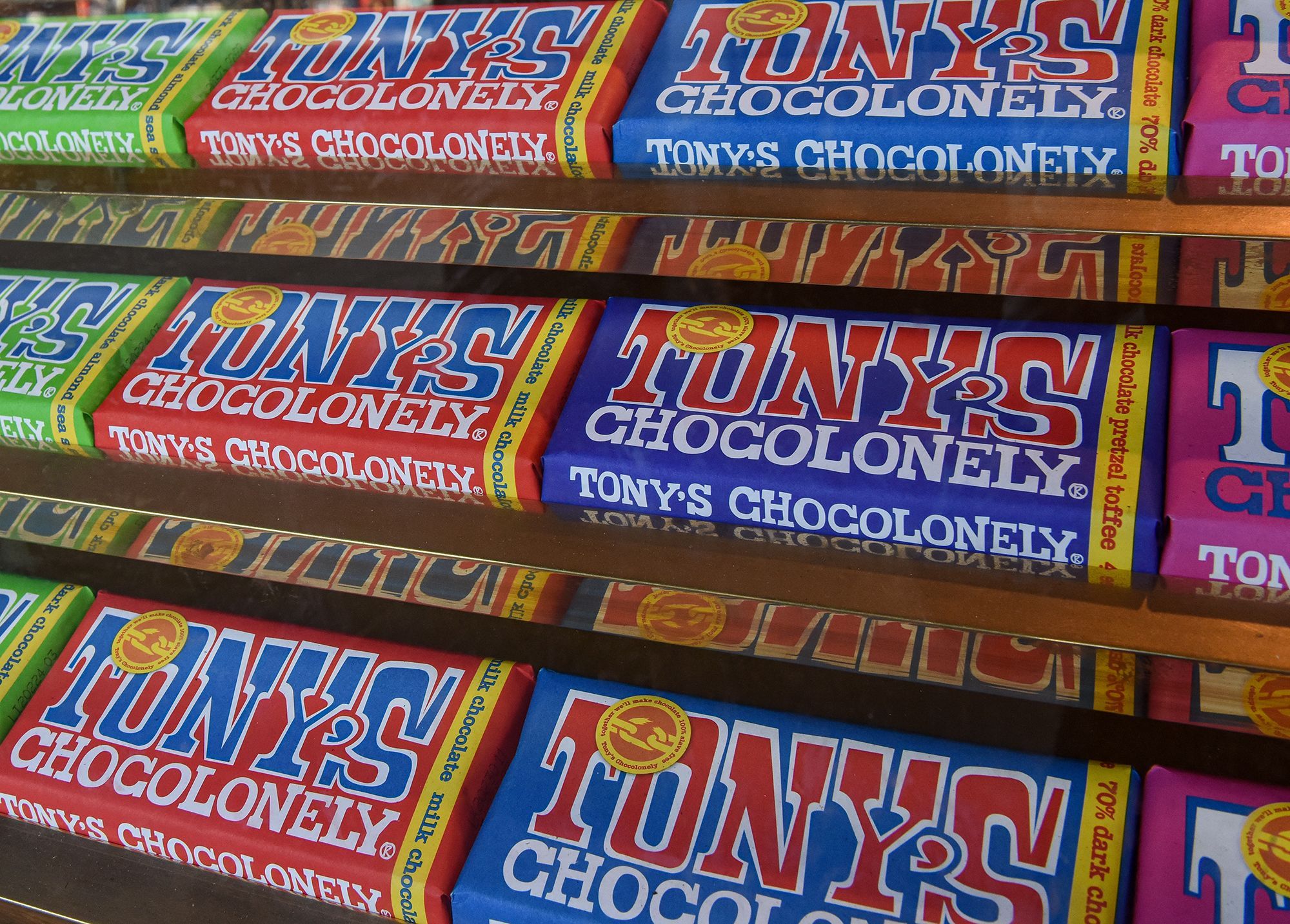 Tony's Chocolonely is shown in this undated photo. Cocoa prices have been soaring and could drive chocolate prices higher.