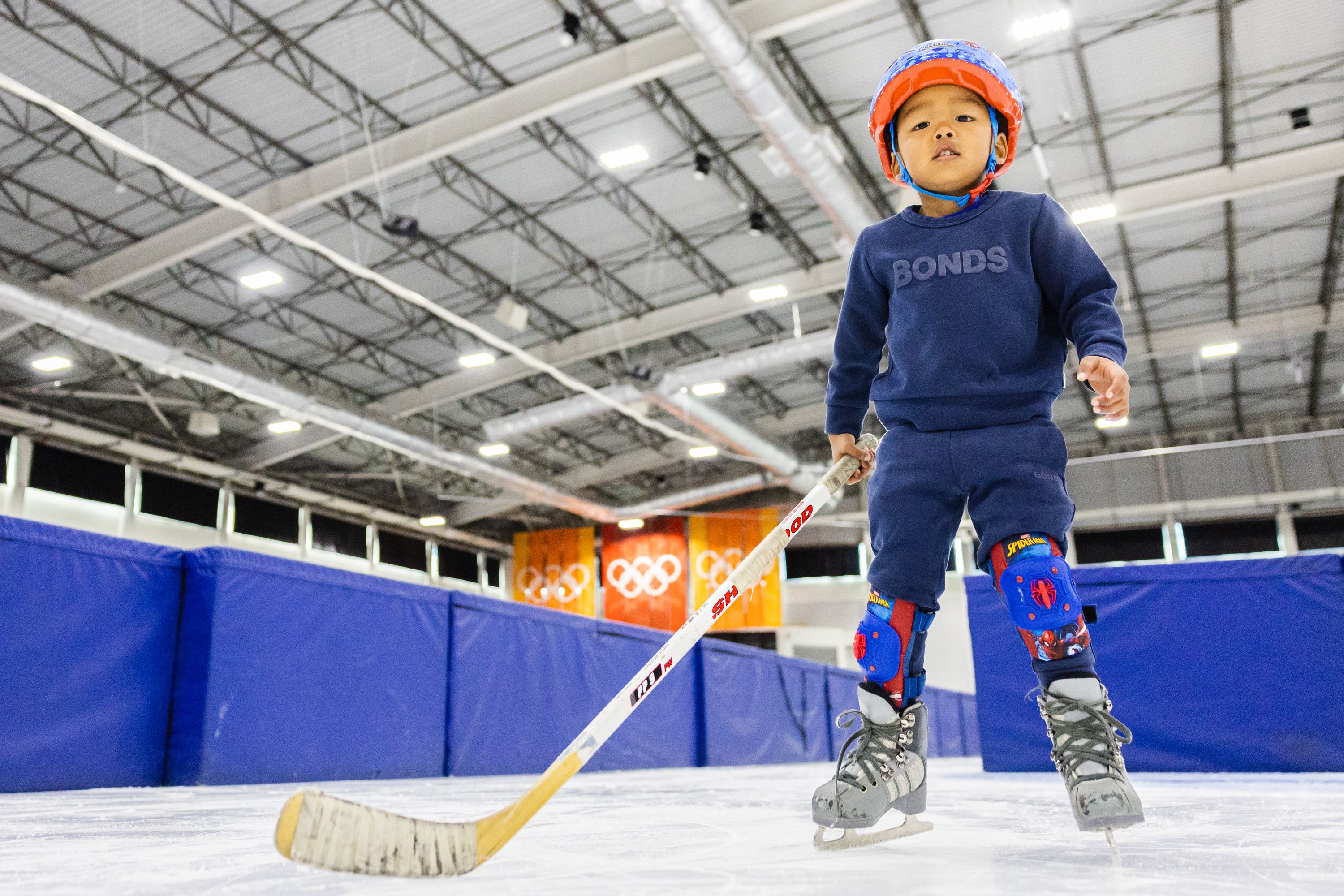 Jackson Sun, 4, skates at the Utah Olympic Oval in Kearns on Friday. Moving up the timeline for choosing the hosts of the 2030 and likely the 2034 Winter Games was not discussed Wednesday by the IOC Executive Board.
