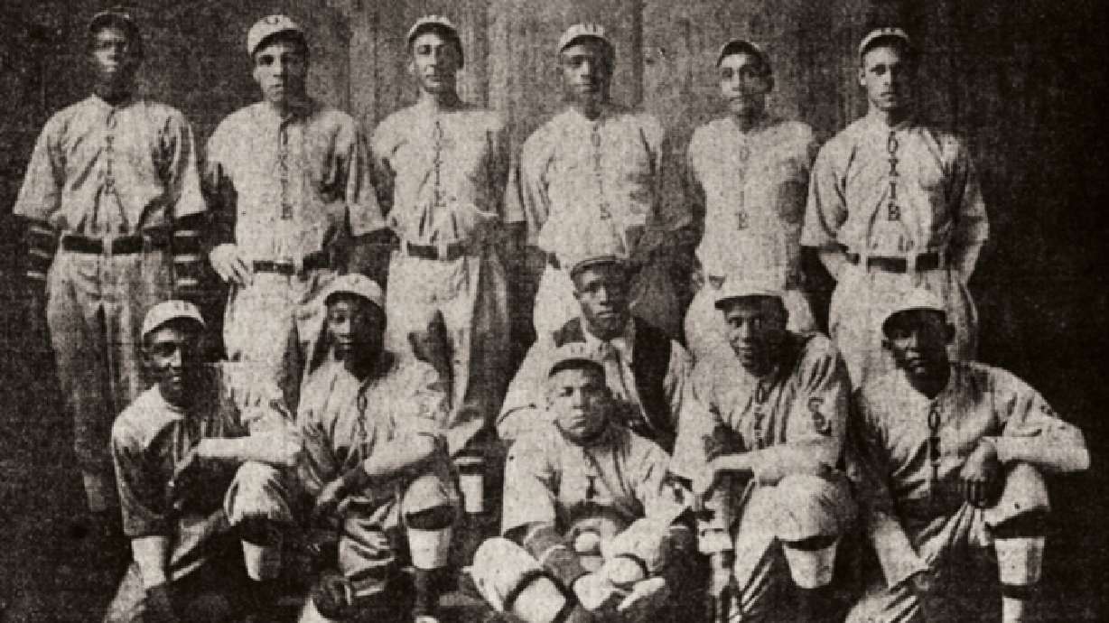 An undated photo of the Salt Lake Occidentals, an all-Black team that formed around 1906 and disbanded in the early 1910s. The team won the Utah State League in 1909 before beating other teams in California that year.