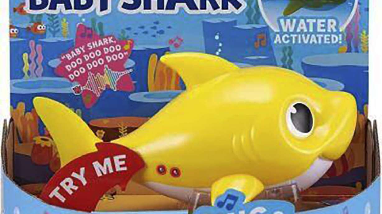Zuru’s full-sized Robo Alive Junior Baby Shark Sing and Swim Bath Toys. About 7.5 million “Baby Shark” bath toys are being recalled on Friday after multiple injuries have been reported.
