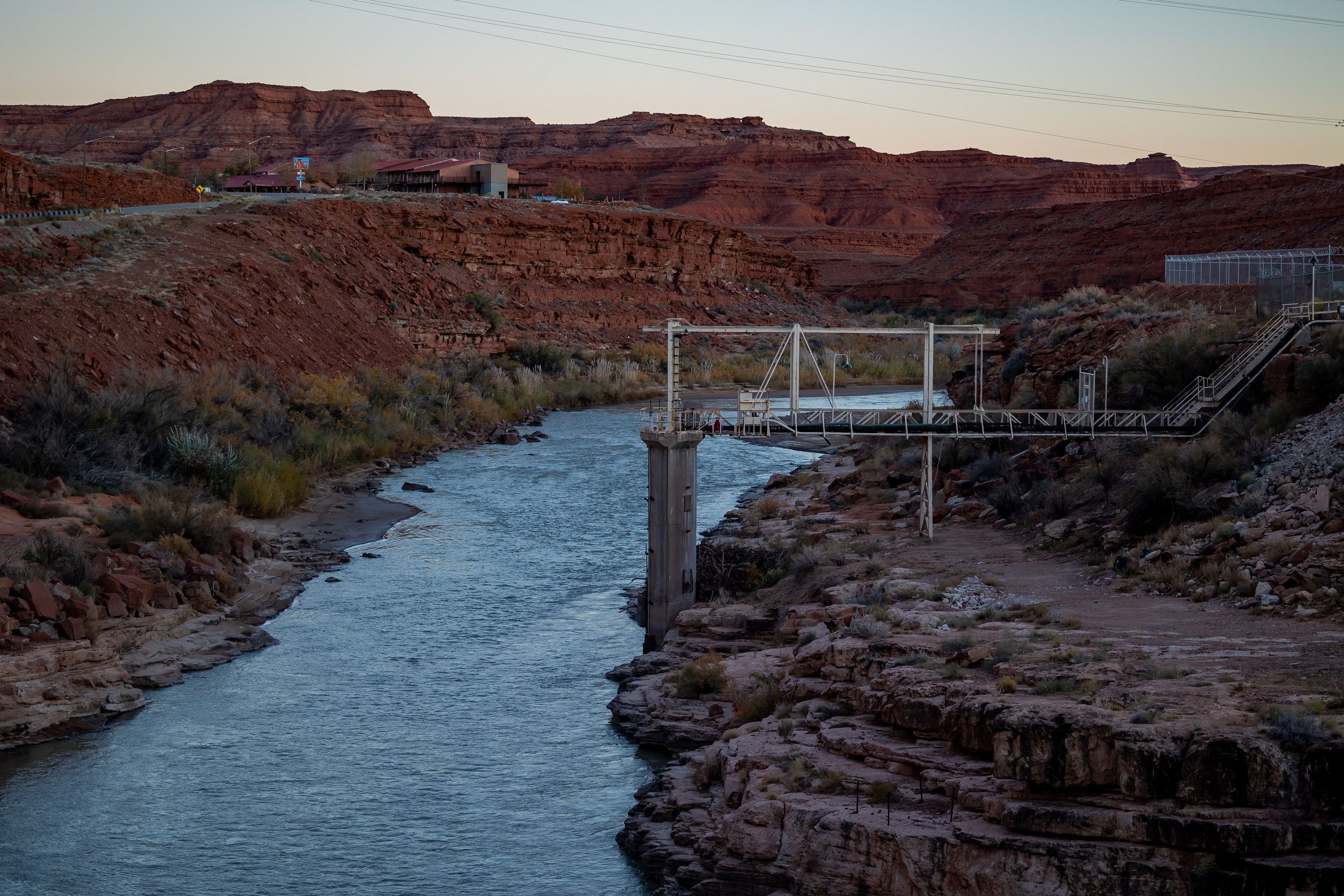 A water intake point on the San Juan River in Mexican Hat, San Juan County, on Nov. 15, 2022. The Supreme Court delivered a blow of sorts to the Navajo Nation over its access to clean, running water.