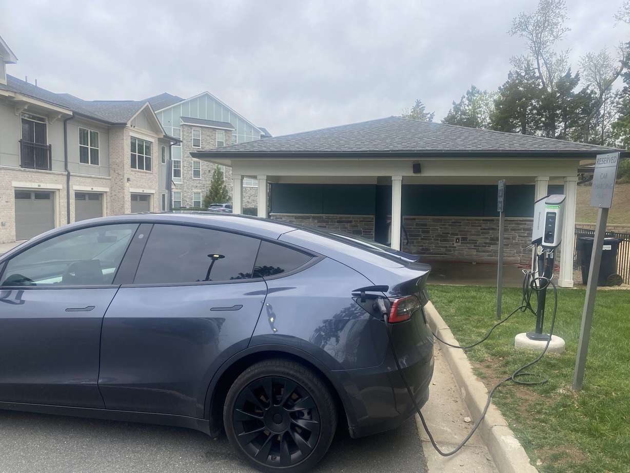 If you’re ever in Richmond, Virginia, in need of a charge, there’s a station at this condominium complex just outside of town.