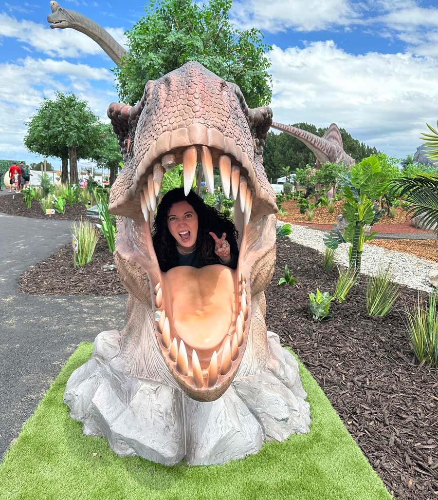 A new dinosaur attraction that opened in Rexburg, Idaho, is taking people back in time.