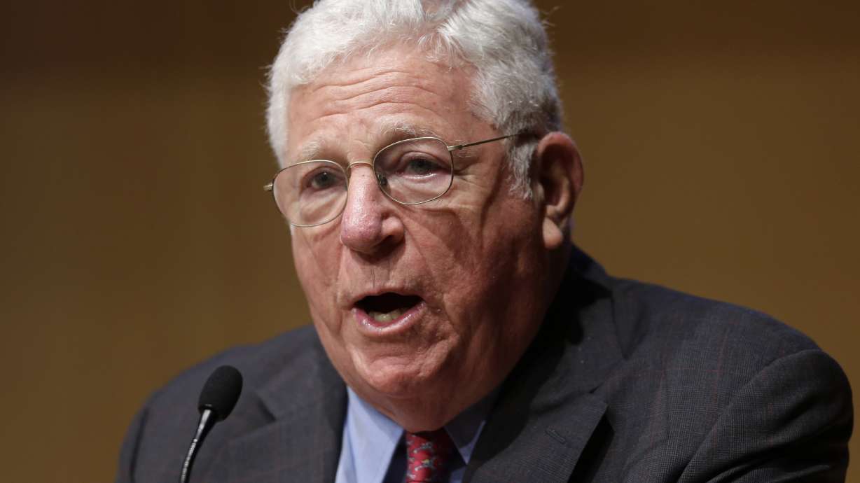 FILE - New York Lt. Gov. Richard Ravitch speaks during a meeting of the State Budget Crisis Task Force at the National Constitution Center in Philadelphia on June 25, 2013. Ravitch, a former lieutenant governor and longtime civic leader known for his role in steering New York City through the fiscal crisis of the 1970s and stabilizing its mass transit system in the 1980s, died Sunday, June 25, 2023, at a Manhattan hospital his wife, Kathleen Doyle confirme. He was 89.