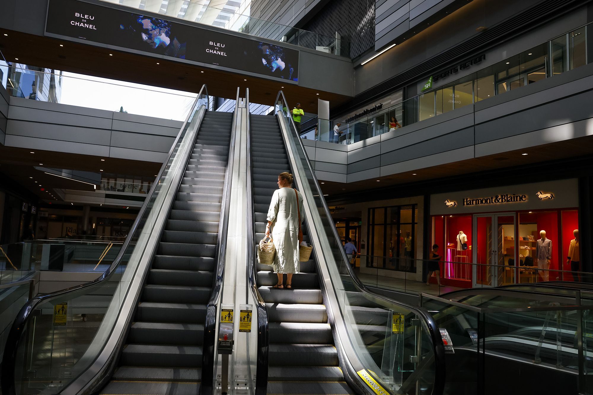 A shopper at Brickell City Centre in Miami, on June 14. Americans are feeling far more confident about the economy. 