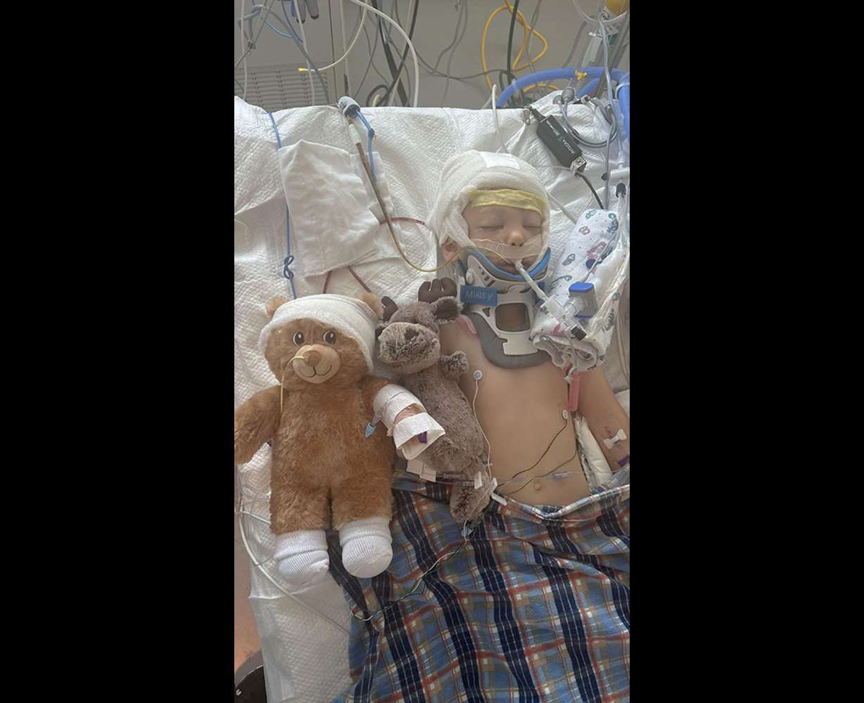 A Sevier County family is sharing their gratitude after people across the country started fundraising events to help their little boy, who was hospitalized after a terrible accident with a horse.