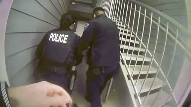 Body camera footage from a Saratoga Springs police officer shows two other officers confronting Daniel Coello Villatoro on Dec. 10, 2022. The Salt Lake County District Attorney's Office has determined that officer Garrett Carter's shooting of Villatoro was legally justified.