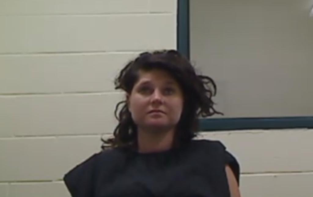 Megan Michelle Stewart, 28, appears for a court hearing at Purgatory Correctional Facility, Aug. 27, 2021. Stewart has pleaded guilty to attempting to murder her then 8-year-old son at the St. George Motel 6 in 2021.