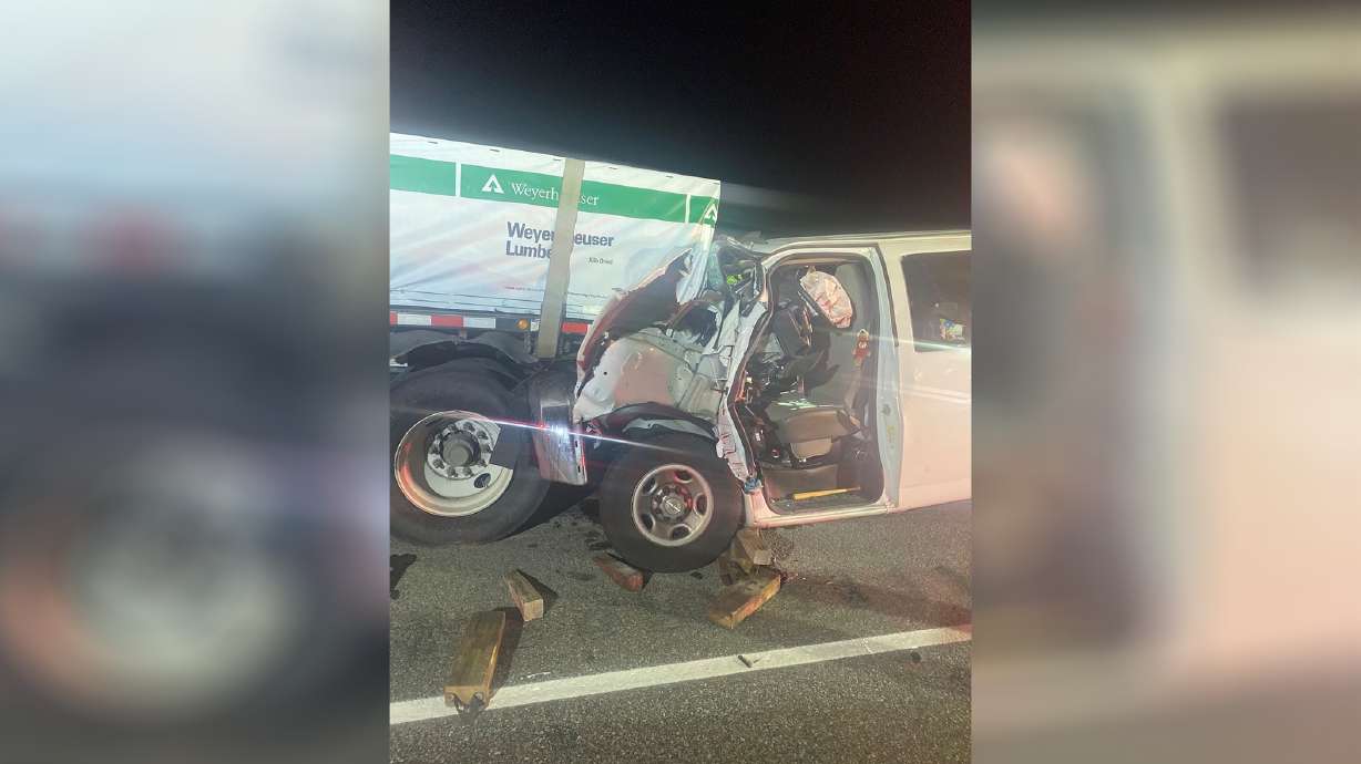 A driver suffered critical injuries after rear-ending a semitruck on I-80 in Parleys Canyon late Tuesday, the UHP said.