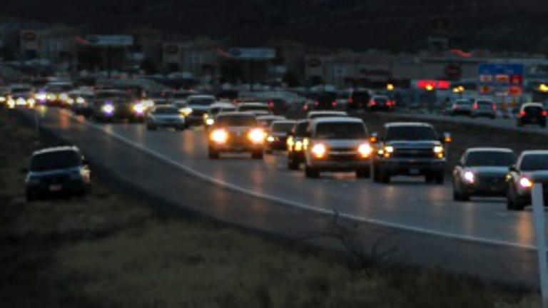 A man was arrested early Monday morning after a pursuit on northbound Interstate 15 reached speeds of more than 130 mph.