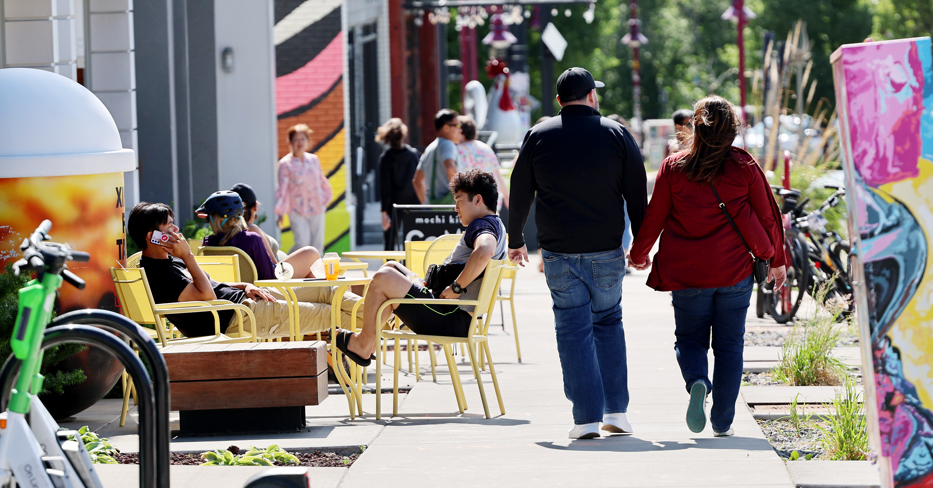 Residents enjoy part of their day at 900 South and 900 East in Salt Lake City on June 20. Utah is nationally known as being the youngest state in the county; however, it's quickly growing up along with the rest of the country.