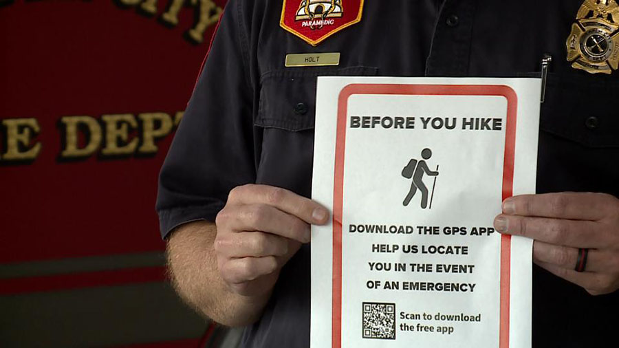 Two Utah cities are trying to spread the word about a location app that helps search and rescue teams quickly find people who need help.