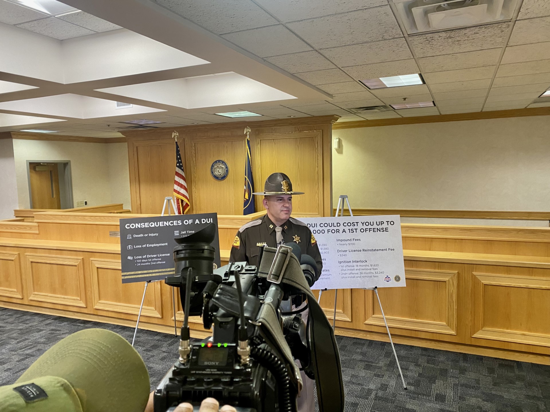 Utah Highway Patrol Capt. Wade Breur announces Thursday that troopers will be working extra shifts during the Fourth of July weekend, while reminding the public about the many consequences of drinking or taking drugs and driving. 